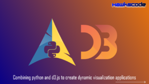 Combining python and d3.js to create dynamic visualization applications